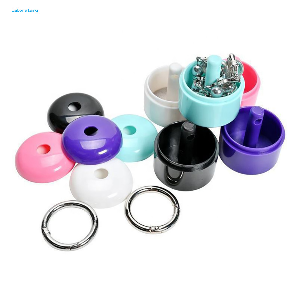 Fashionable Ring Storage Keychain Portable Holder Case Waterproof with Secure Cylindrical Slot – Lightweight Jewelry f