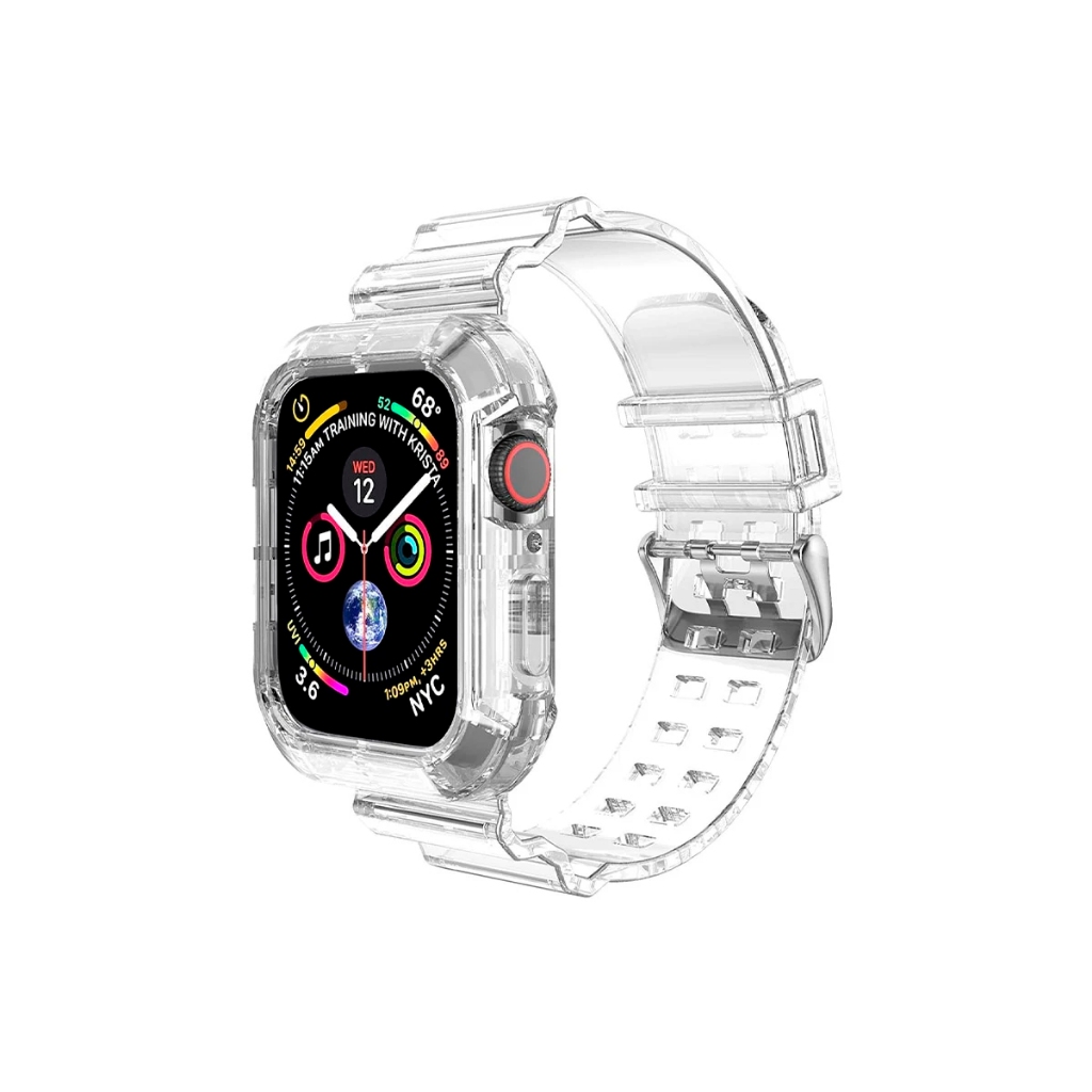 Capinha Pulseira Transparente Resistente Relógio inteligente smartwatch Novo Lançamento Presente