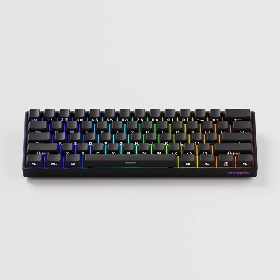 Teclado Gamer Magnético Akko Monsgeek FUN60 Pro 8000Hz PRETO