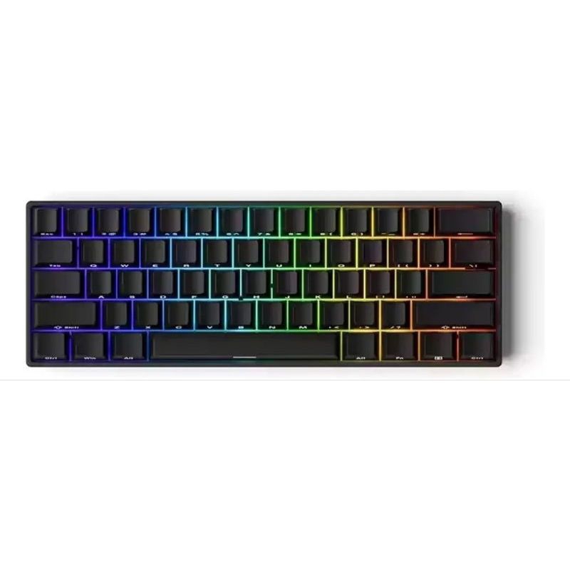 teclado gamer magnético akko monsgeek Fun60 pro Black 8k