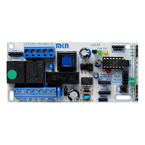 Central Placa de Portão Eletrônico Mkn compativel Rossi Ppa Garen 433mhz
