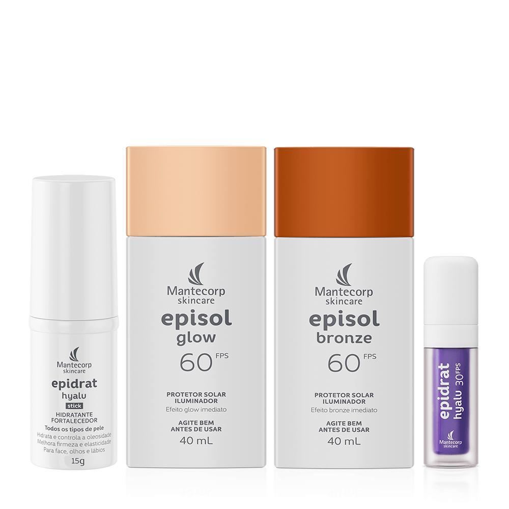 Kit Dermomake Glow & Bronze + Lip Oil - Berry