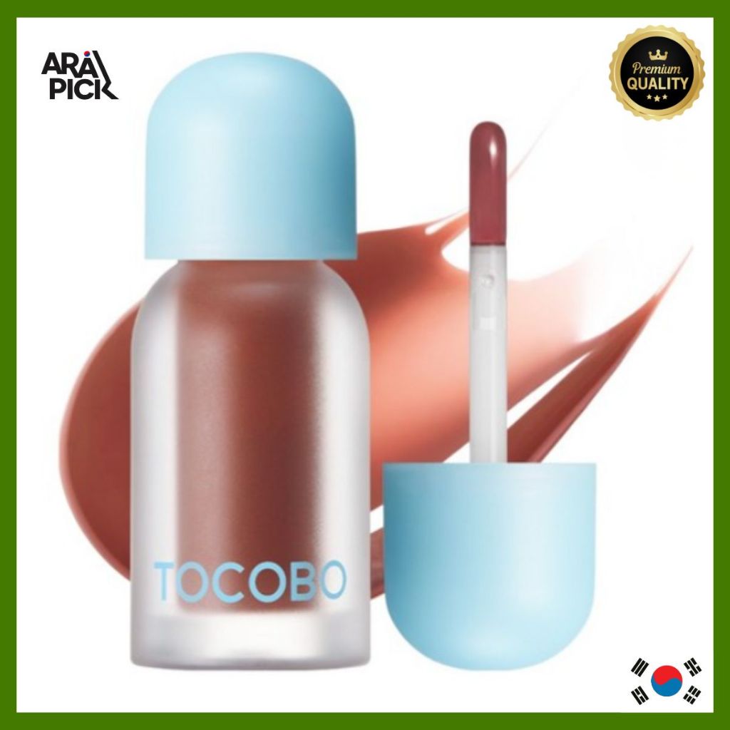 [Tocobo] Juicy BERRY Plumping Lip Oil 13 CHOCO 4g/Óleo Labial Coreano/Efeito/100 % Genuíno Da AraPick