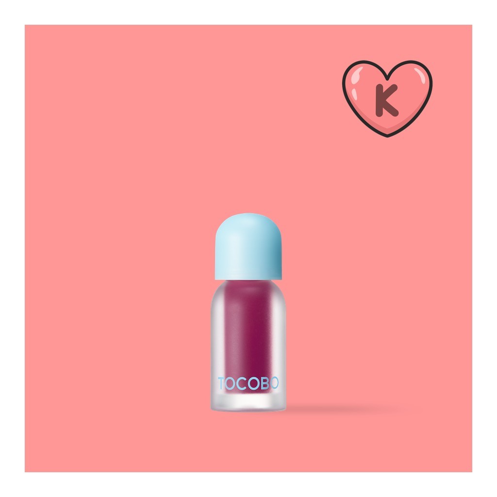[Tocobo] Juicy Berry Plumping Lip Oil 02 Brandy 4g/Óleo Labial Coreano/Efeito Por kidsarmor