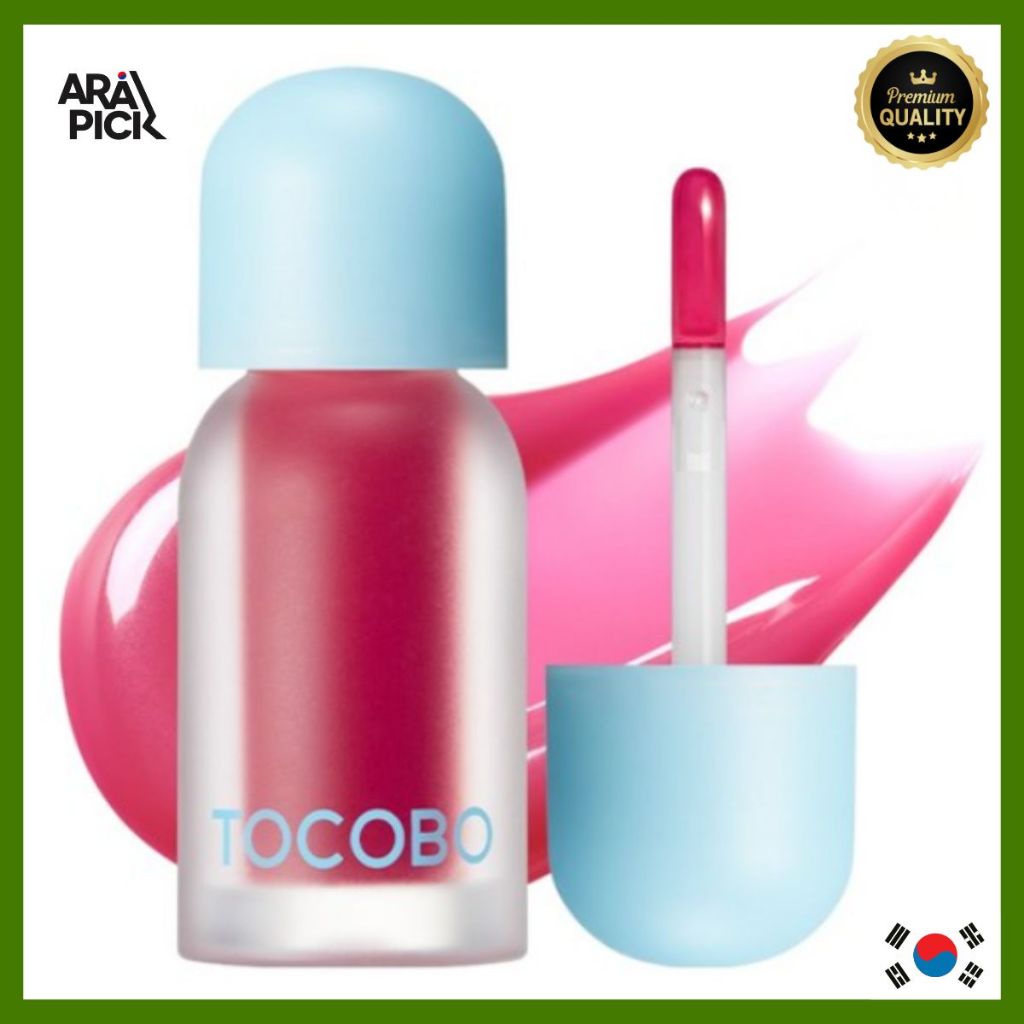 [Tocobo] Juicy Berry Plumping Lip Oil 06 Candy 4g/Óleo Labial Coreano/Efeito100 % Genuíno Da AraPick