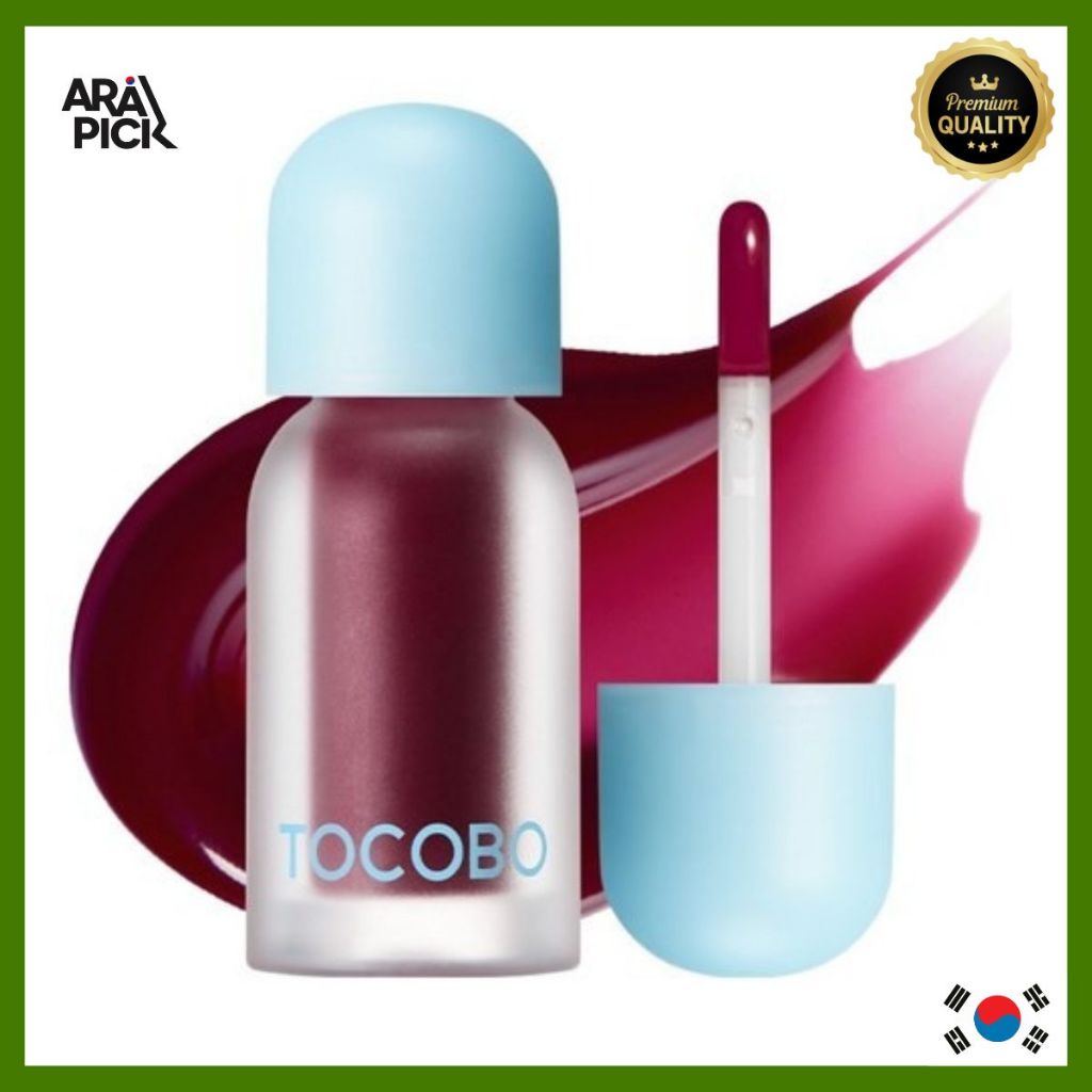[Tocobo] Juicy Berry Plumping Lip Oil 07 Plum Jam 4g/Óleo Labial Coreano/Fórmula/100 % Autentico Da AraPick