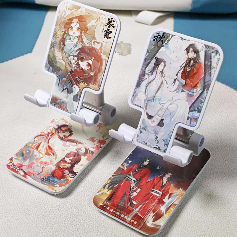 2 Estilos Anime Tian Guan Ci Fu XieLian HuaCheng Suporte Para Telefone Móvel De Mesa IPad Ajustável Tablet Céu Bênção Of