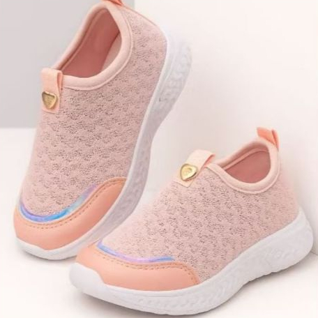 Tenis Infantil Menina Blogueira Com Brilho Calce Fácil 20 ao 27 Fashion Rose Zanatti shoes