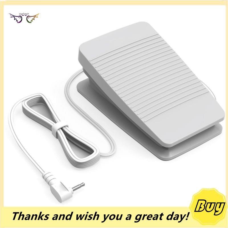 Pedal De Máquina De Costura Branco 220V Multifuncional Para FC-322 Cabo De Alimentação De Furo Único Plugue Ue