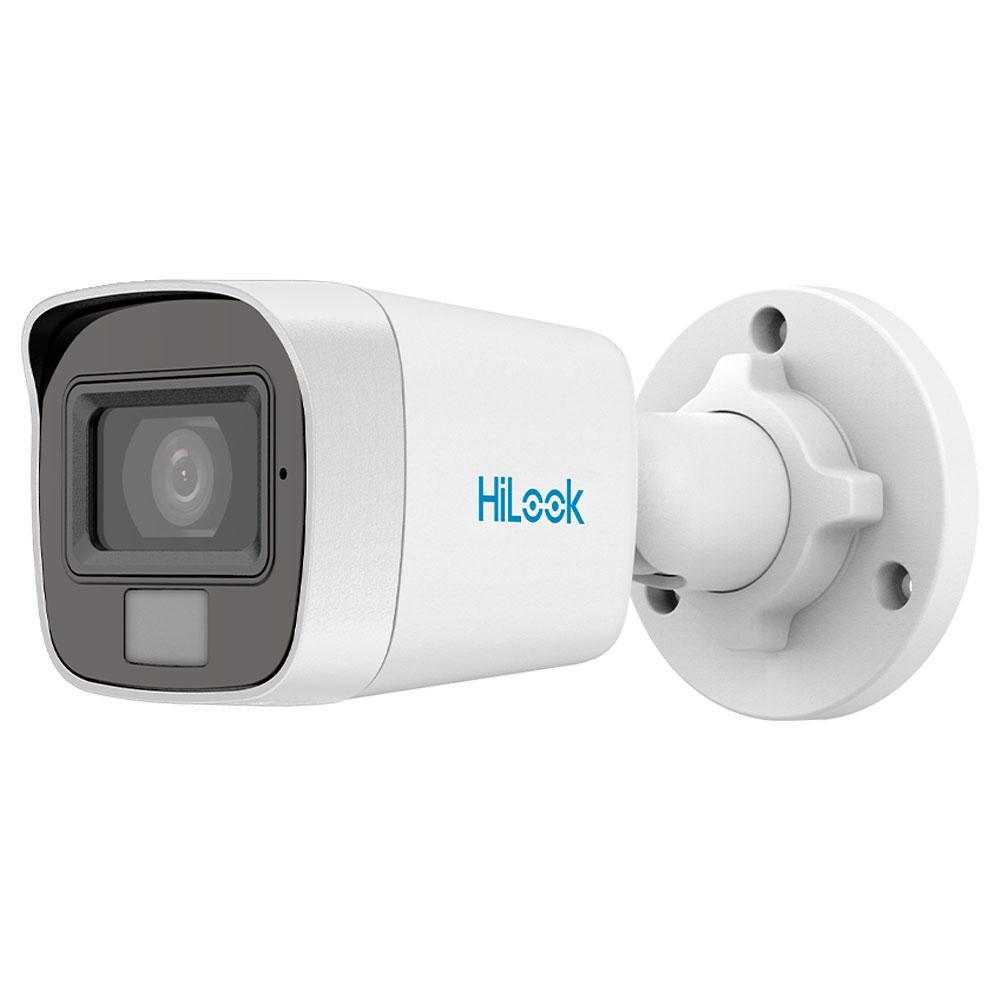 Camera Hikvision Analogica Colorvu Smart Hybrid Ligth 2mp Full Hd Bullet 2.8mm Ir 20m Mic Embutido Ip66 Thc-b129-lps