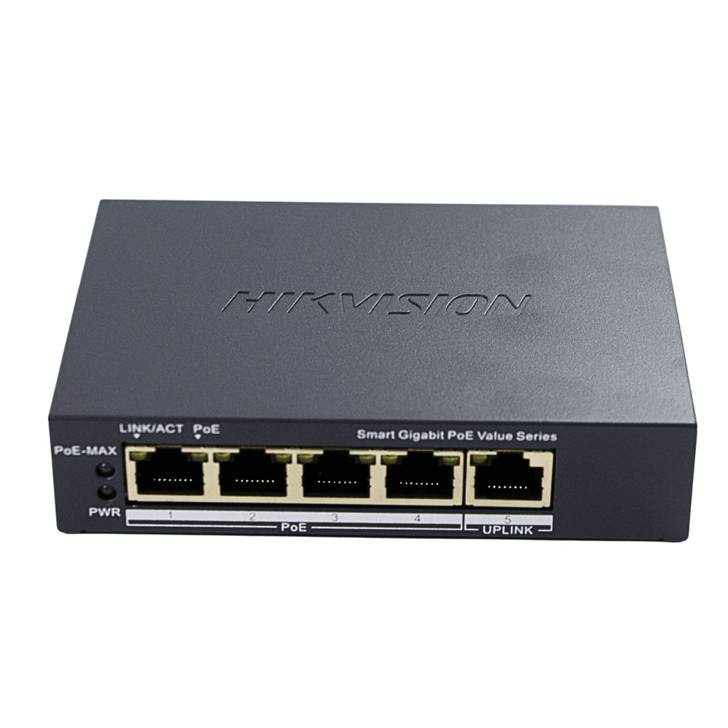 Switch Gigabit Smart PoE - DS-3E1505P-EI/M - Hikvision