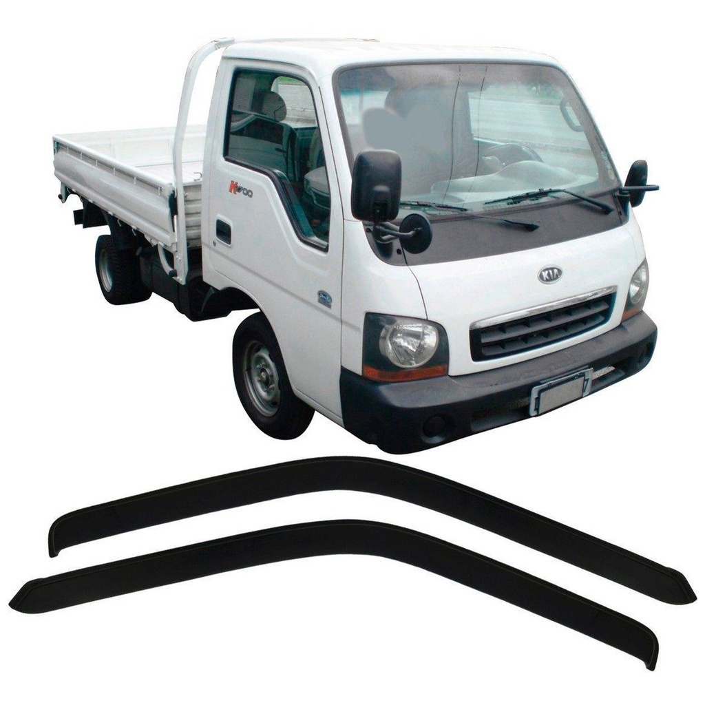 Calha De Chuva Defletor Kia Bongo 1997 A 2004 2 Portas Fume Ecoflex 83.007A