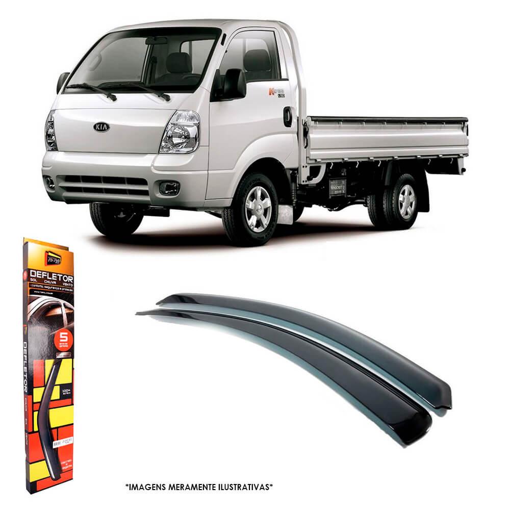 Calha de Chuva Kia Bongo 2006 em diante 2 Portas TG Poli - 31004