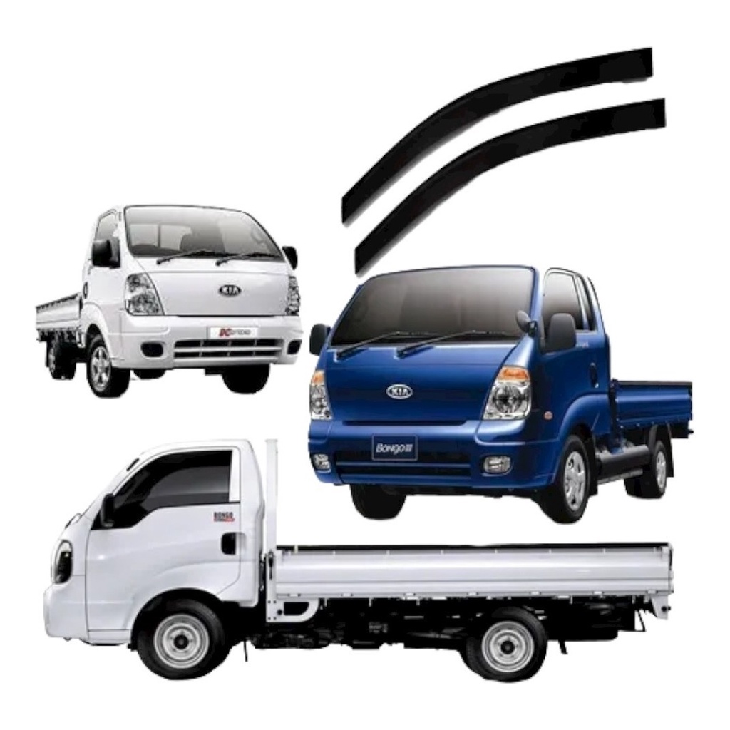 Calha De Chuva Defletor Kia Bongo K2500 K2700 2005 2006 A 2023 2 Portas
