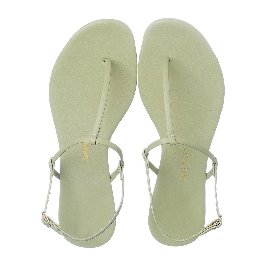 Sandália Rasteirinha Baixa Feminina T-Strap Leve Confortável Extremamente Leve