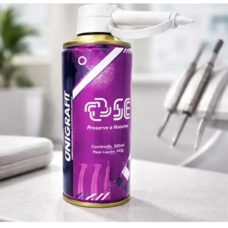 Óleo Lubrificante Odontológico Alta e Baixa Rotação 200 ML