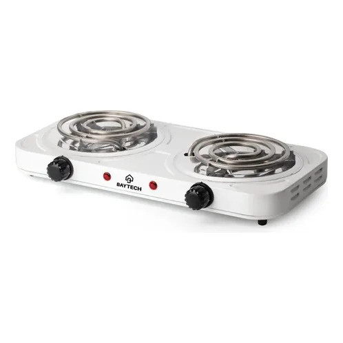 Fogareiro 2 Bocas Elétrico Espiral 2000W Portátil Compacto Cozinha