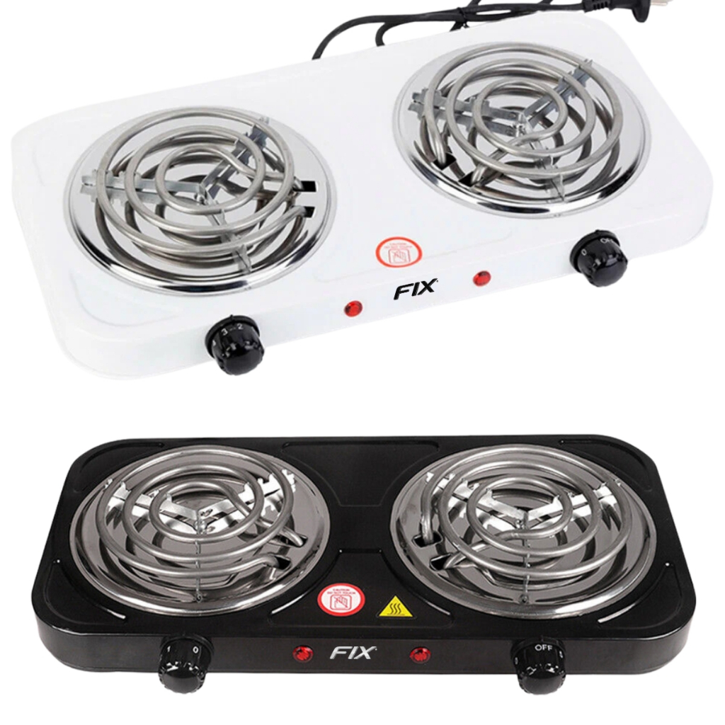 Mini Fogão Fogareiro Elétrico 2  Bocas Portátil de Mesa Espiral 2000W Utensílios Domésticos