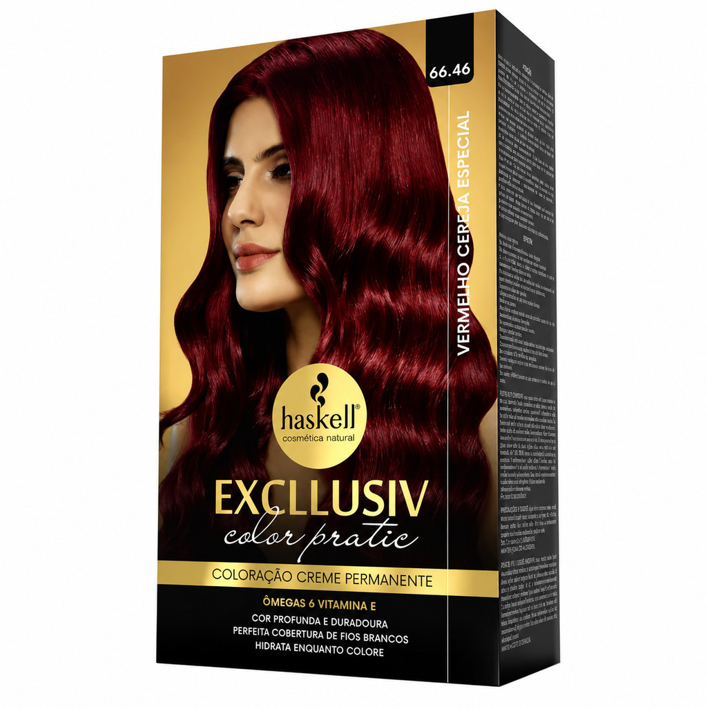 Kit Coloração 66.46 Vermelho Cereja Especial