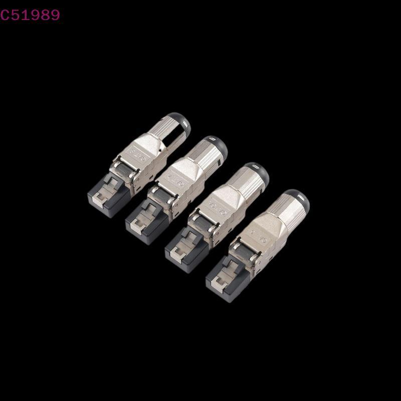 [kaan] 1 Unidade RJ45 Plugue De Terminação Modular Sem Ferramentas Blindado RJ45 Cat8 Cat7 Cat6A Conector 2000 Mhz 40G C