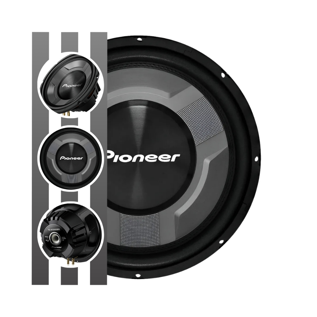 Alto Falante TS W3060br Subwoofer 12 Polegadas Bobina Simples Pioneer