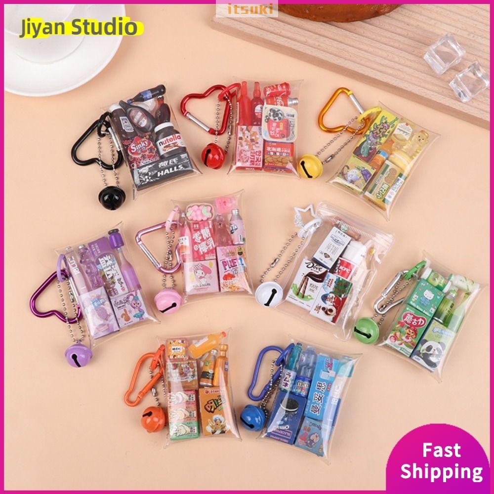 Chaveiro De Comida De Simulação De Melodia-Mini StellaLou Snack Bag Toy Para Pingente De Telefone