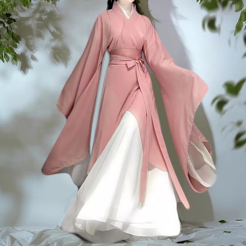 Dinastia norte-s sul Wei Jin Hanfu gola cruzada roupas estilo chinês roupas retrô COS roupas fotográficas