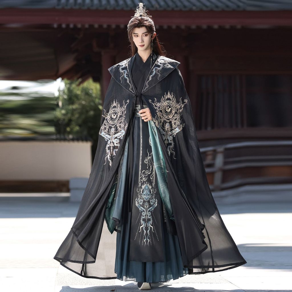 Original Hanfu sacerdote manto estilo chinês das mulheres dos homens diário cos roupas grande balanço bordado legal Sa t