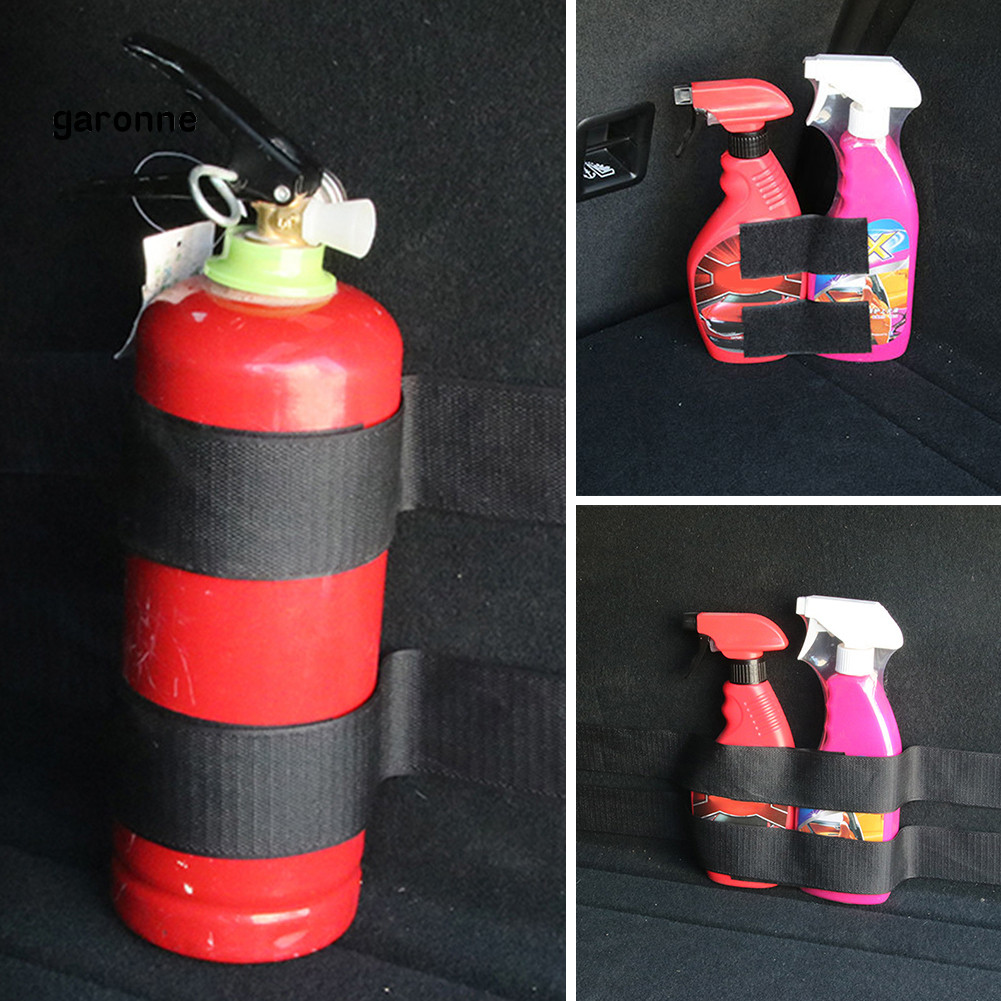 GA-Car Auto Belt Estiva Tidying Strap Extintor Suporte Adesivo Fita De Fixação