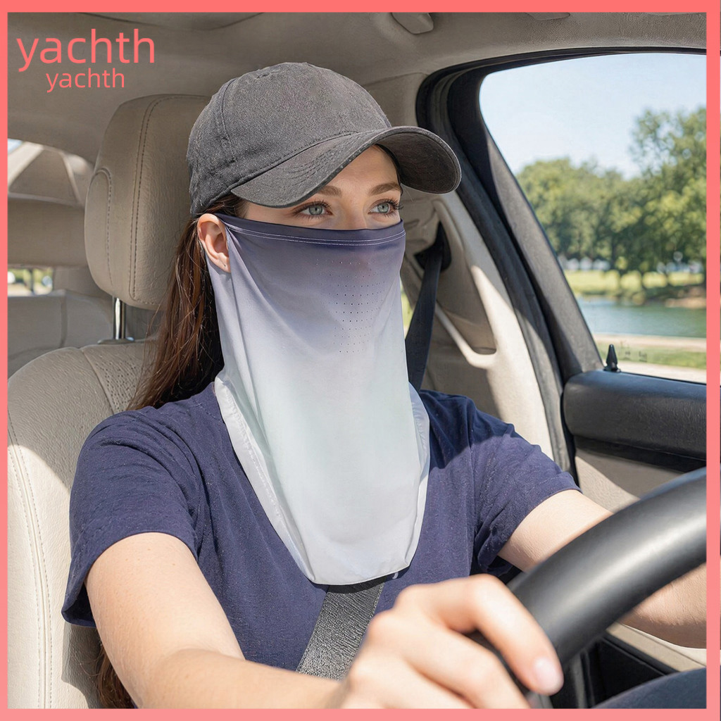 Face Guard Sun Protection Uv Ice Silk Upf50 Neck for Women – Lightweight Breathable Outdoor Cycling Mask Summer for Ho