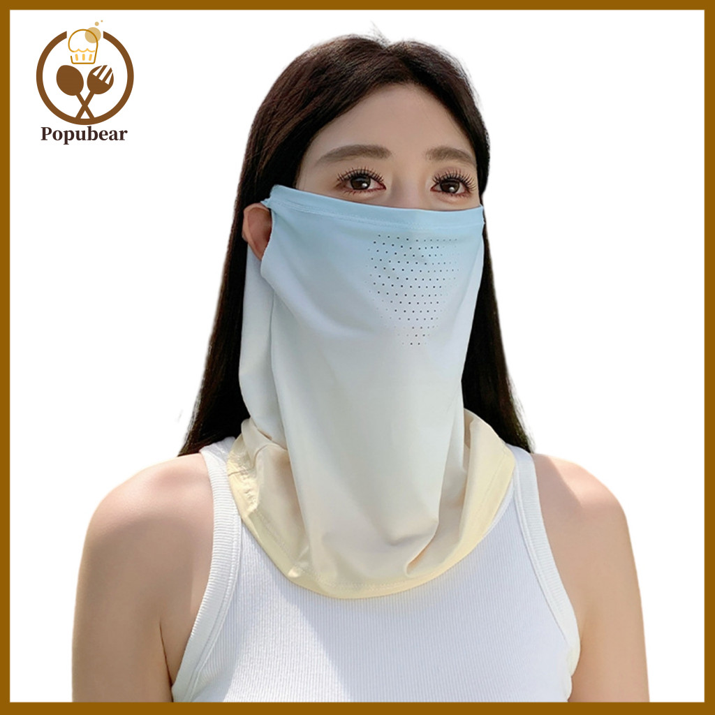 Anti Uv Face Shield Guard Sun Protection Ice Silk Upf50 Neck for Women – Lightweight Breathable Outdoor Cycling Mask S