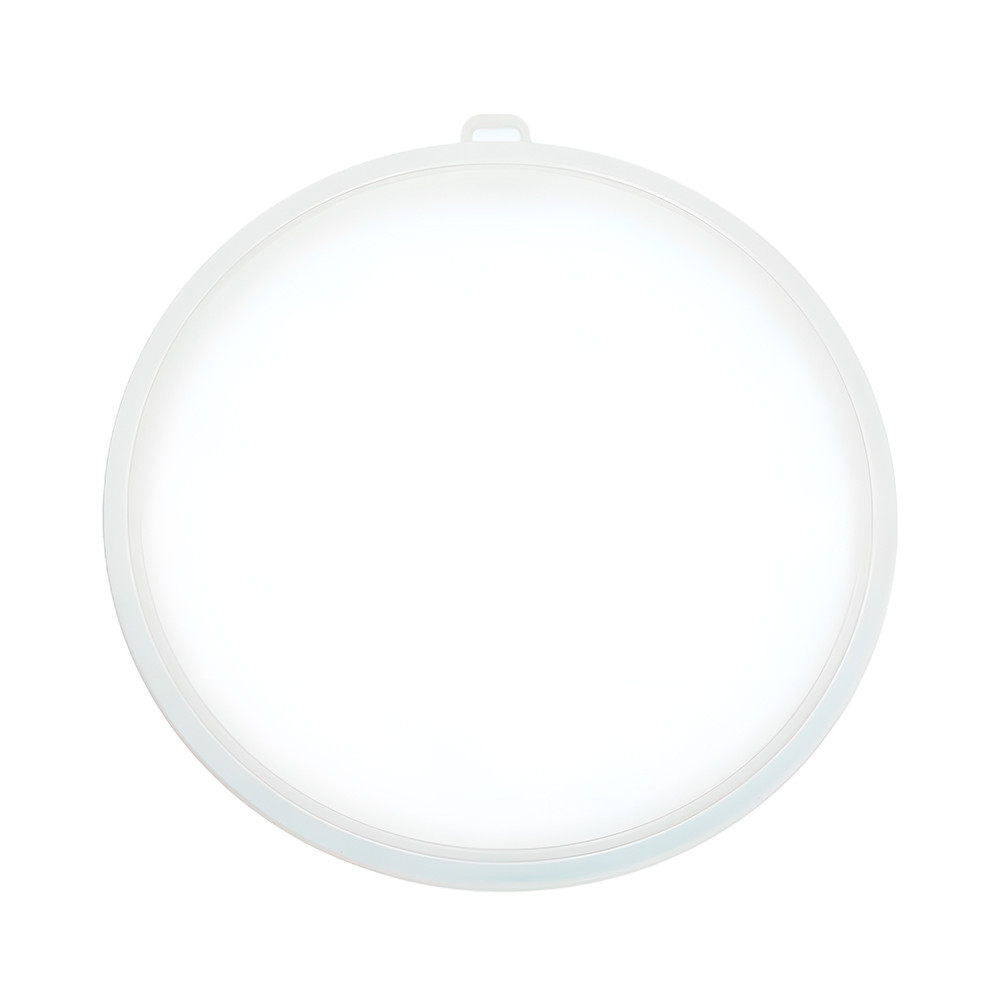 Tampa Potes Tigela Life Silicone Branca Reutilizável