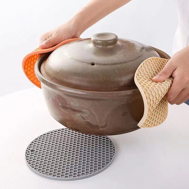 Descanso de Pratos Panela Silicone Bem Duravel