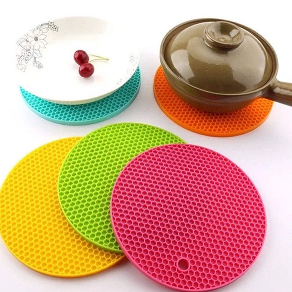 Descanso de Pratos Panela Silicone Bem Duravel