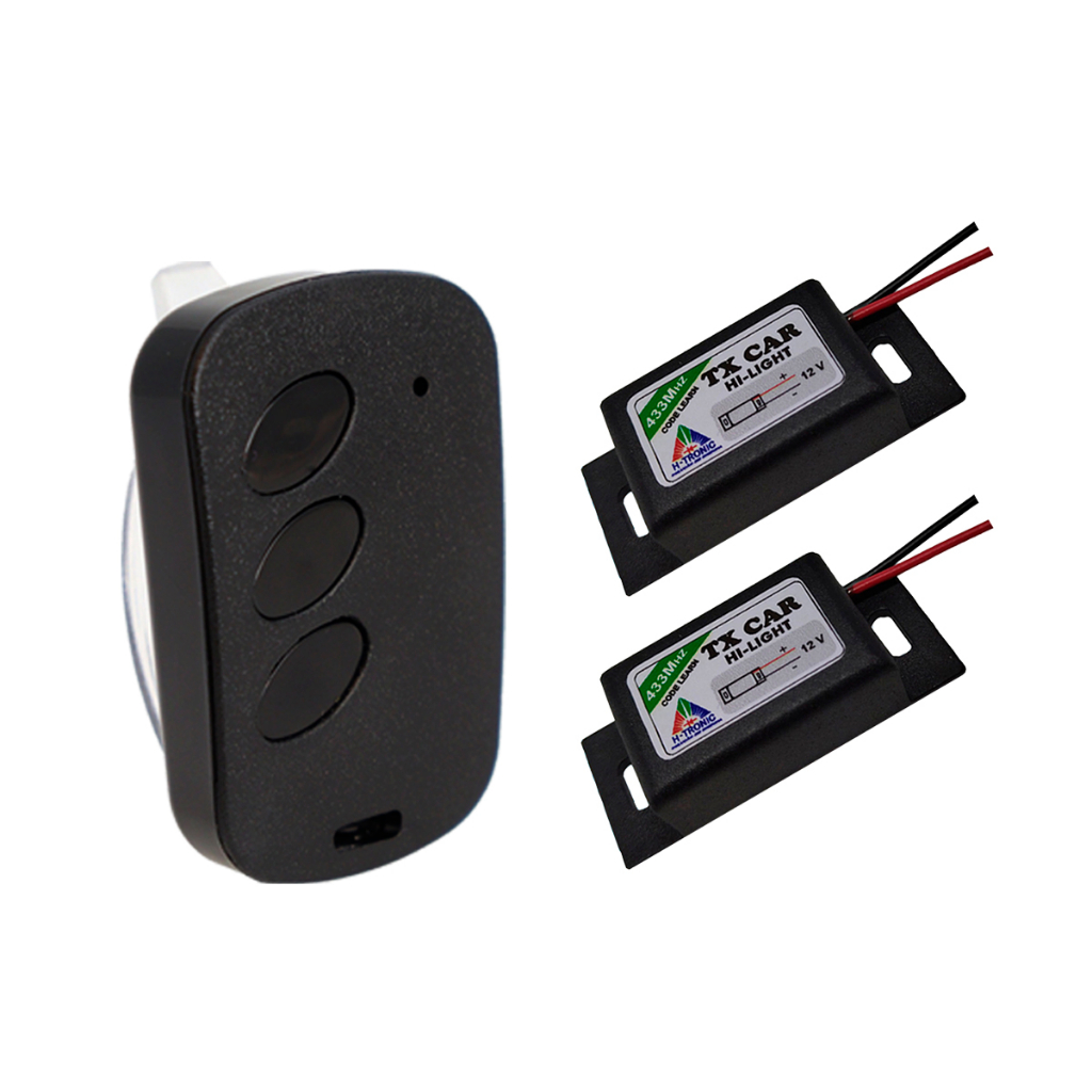 Kit 2 Controle Tx Car Prova De Agua + 1 Controle De Portão Eletronico 433,92 Ppa Garen Rcg