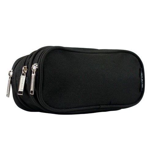 Estojo Lona 3 Divisoes Republic Cg32307 PRETO