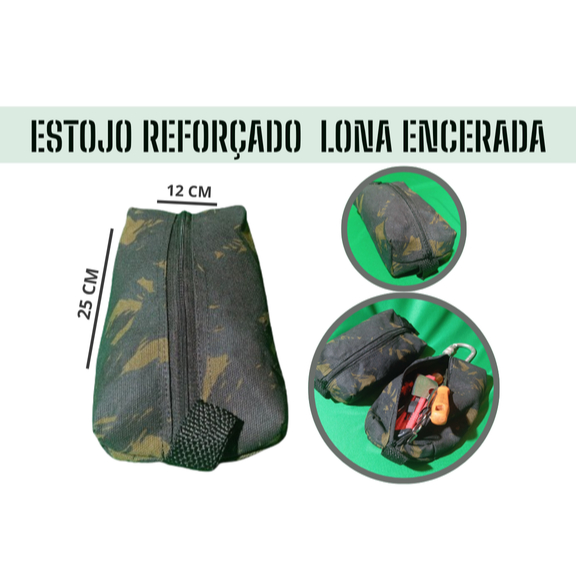 Estojo Bolsa porta Ferramentas em lona encerada ou nylon 600 resistente para alicate chave de fenda martelo etc 30x12
