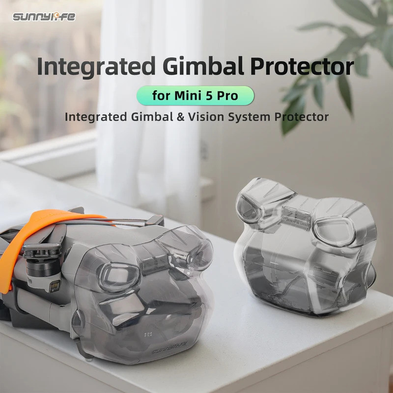 Para Mini 5 Pro, Tampa Protetora de Lente, Protetor de Câmera Gimbal, Acessórios Sunnylife
