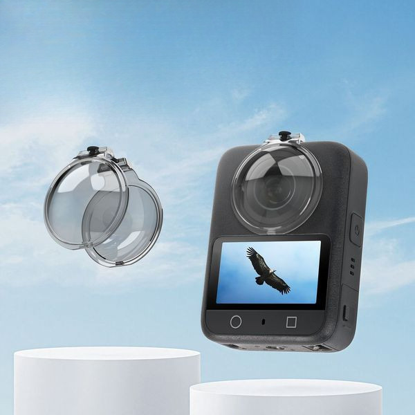 Protetor de Lente Sunnylife OSMO 360, Capa de Lente Integrada, Capa Protetora Anti-Risco para Câmera Panorâmica, Acessór