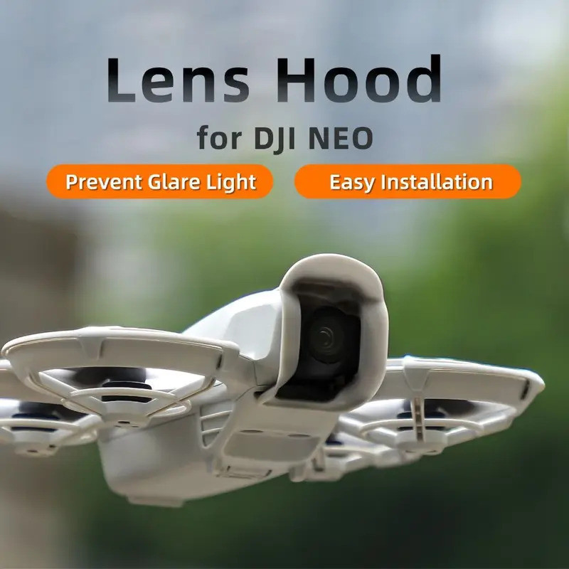 Para-sol de Lente Compatível com DJI NEO Sunnylife, Proteção de Gimbal, Acessórios de Cobertura Anti-reflexo para Lente