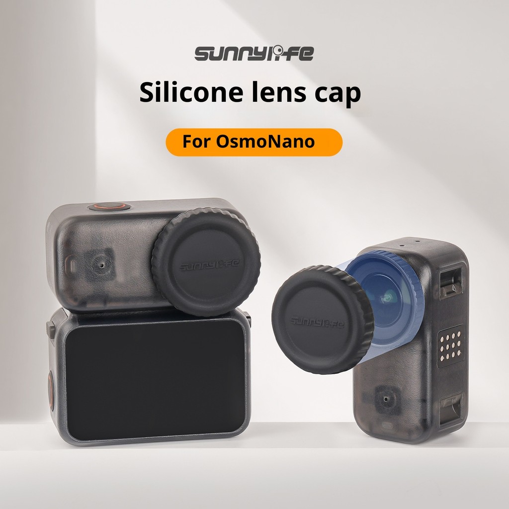 Sunnylife adequado para DJI OSMO Nano lente de Silicone capa protetora resistente a choques capa protetora acessórios da