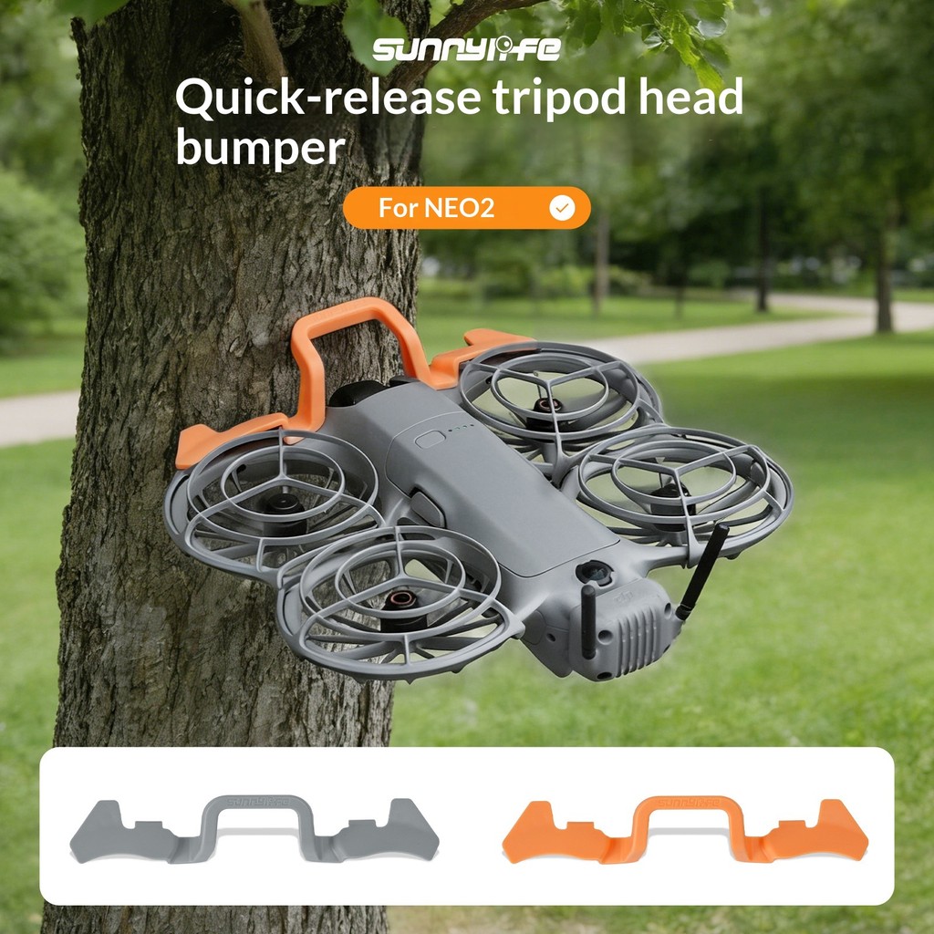 Sunnylife adequado para DJI NEO 2 liberação rápida pára-choques cabeça lente barra de proteção anti-colisão barra anti-r