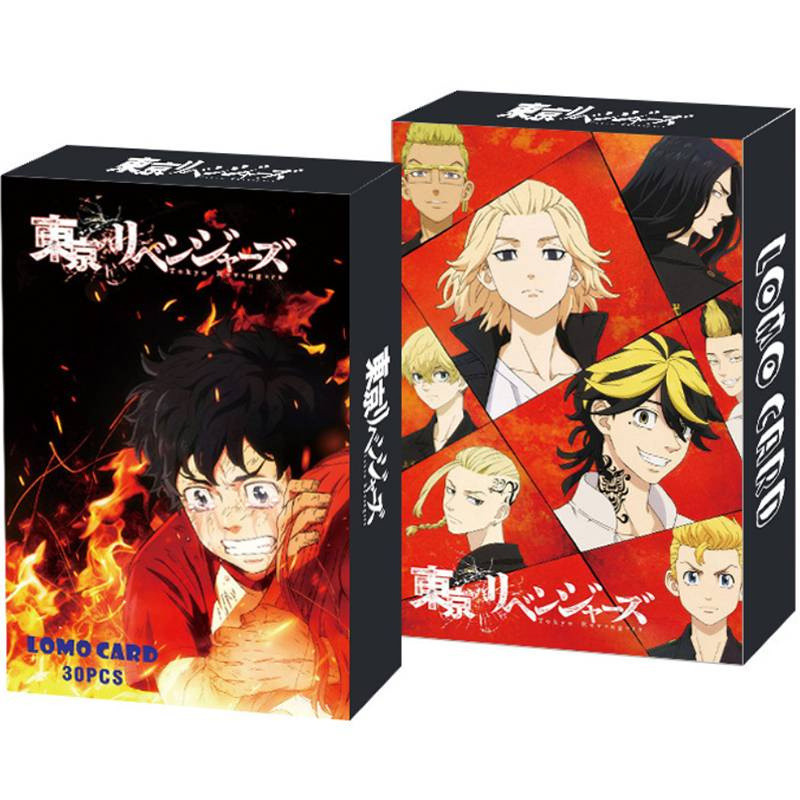 30 Pçs / Set Anime Tokyo Revengers Sano Mujirou Mitsuya Takashi Matso Chifuyu Ryuguuji Ken Baji Keisuke Cartão Postalcar