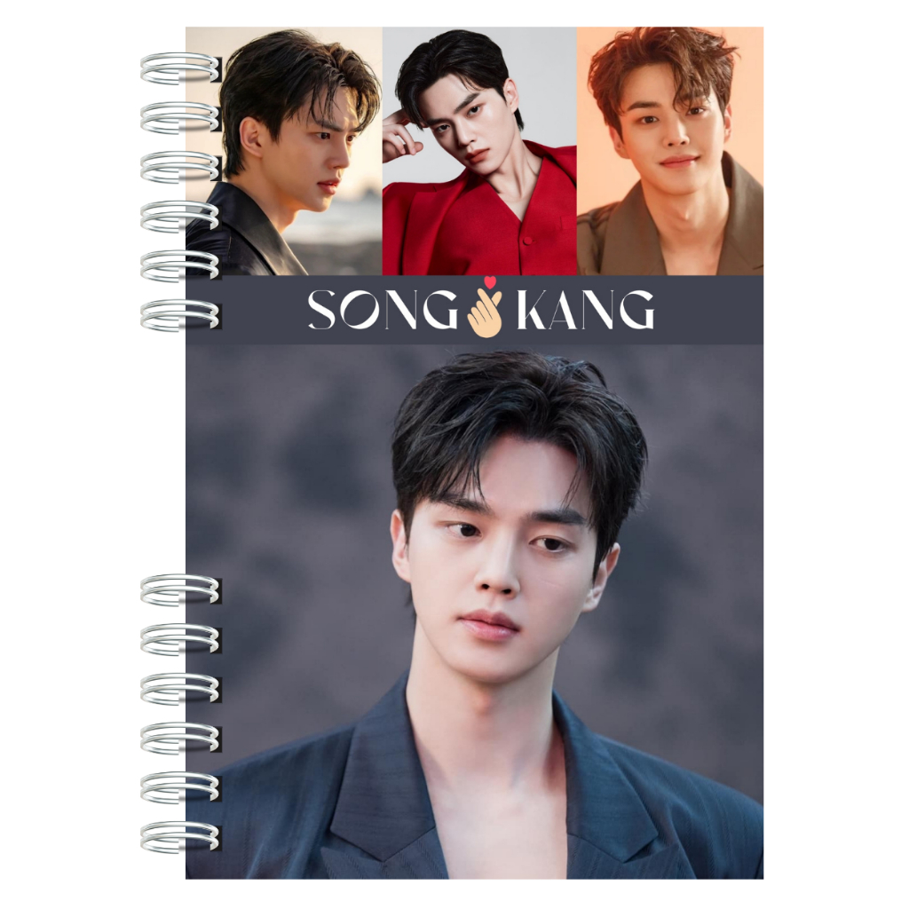 Caderno A5 Song Kang Ator dorama