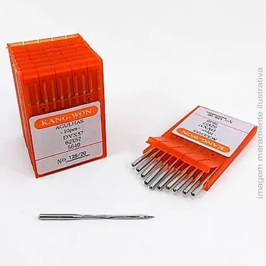 Agulha Elastiqueira Longa Kang Won Dvx57