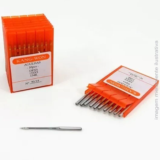 AGULHAS DE CABO GROSSO KANG WON PARA COSTURA INDUSTRIAL 716652, 134, DPX5