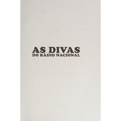 As Divas do Rádio Nacional - Acompanha Cd