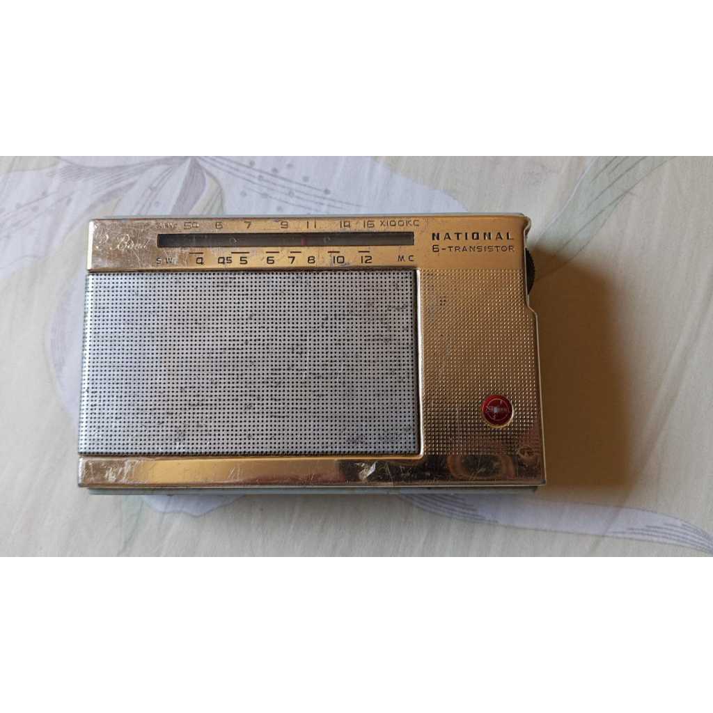 Rádio AM National transistor 6 para restauro/peças #av