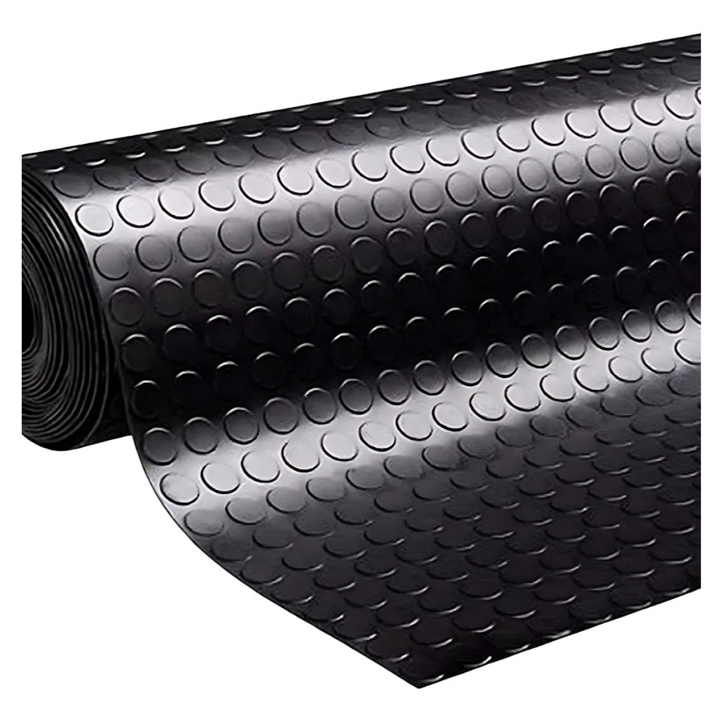 Tapete Antiderrapante Emborrachado Piso Moeda 1,00m X 1,30m Banheiro Rampa Box Escada Impermeável