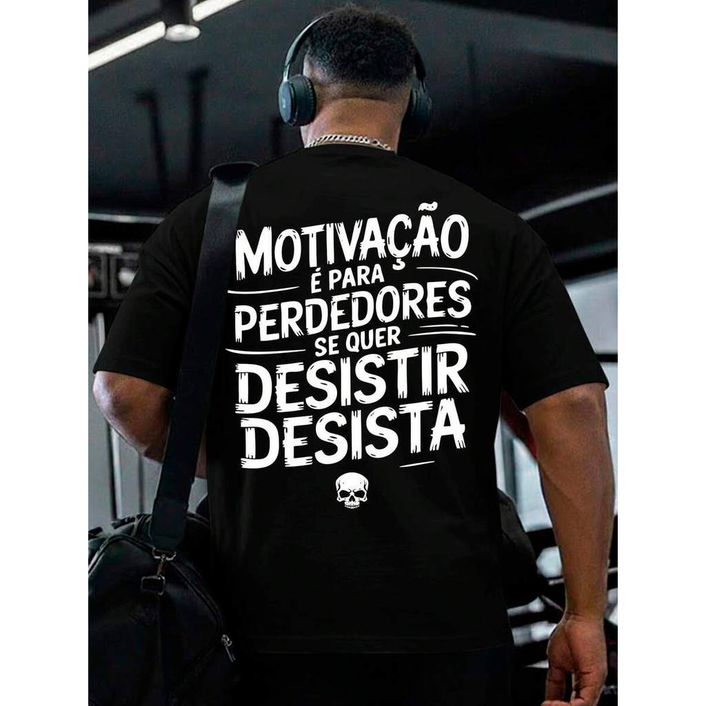 Camiseta Oversized Gym Rat Academia Treino Pesado Streetwear Musculação Estampa Premium Algodão